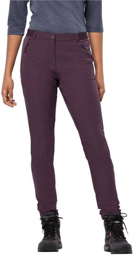 Jack Wolfskin Geigelstein Slim Pants Women Softshell-wandelbroek Dames 46 violet grapevine