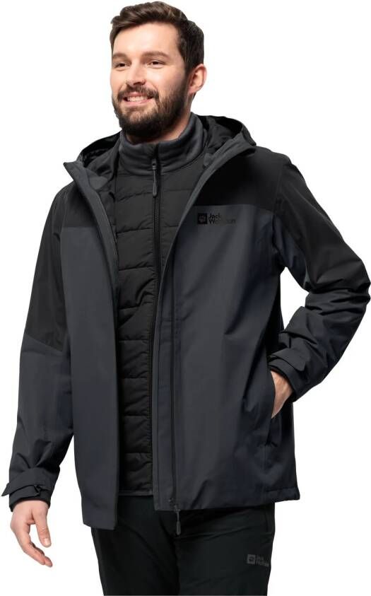 Jack Wolfskin Glaabach 3in1 Jacket Men L black 6001 black 6001