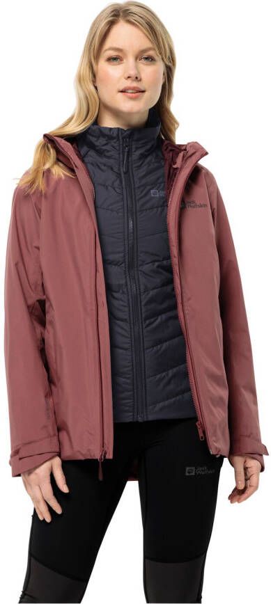 Jack Wolfskin Glaabach 3in1 Jacket Women XS apple butter apple butter