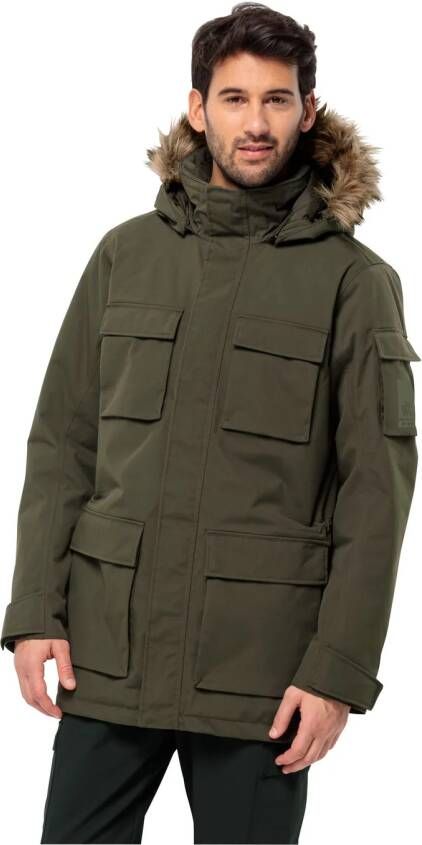 Jack Wolfskin Glacier Canyon Parka Waterdichte winterjas Heren XXXL island moss island moss