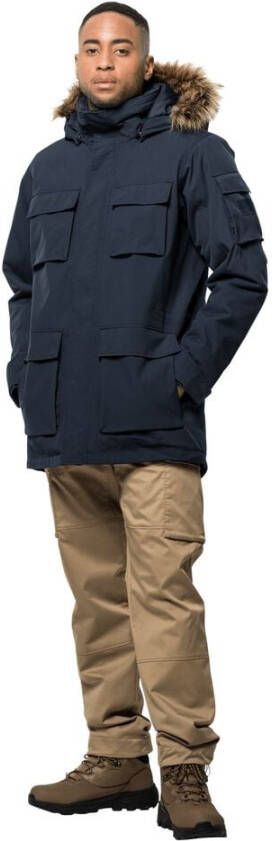 Jack Wolfskin Glacier Canyon Parka Waterdichte winterjas Heren XXXL blue night blue