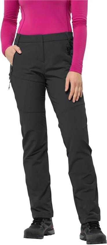 Jack Wolfskin Glastal Winter Pants Women Lange broeken Dames 38 zwart black