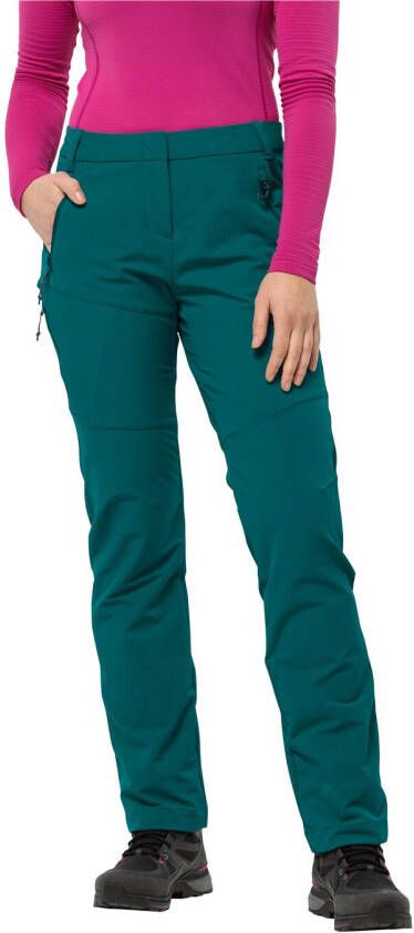 Jack Wolfskin Glastal Winter Pants Women Lange broek Dames 38S sea green sea green