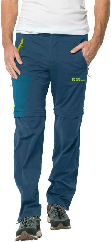 Jack Wolfskin Glastal Zip Away Pants Men Softshell-wandelbroek Heren 46 dark sea dark sea