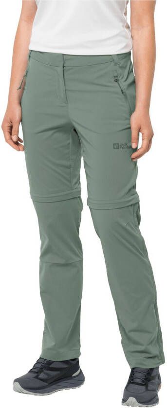 Jack Wolfskin Glastal Zip Off Pants Women Zip-Off-wandelbroek Dames 40 picnic green picnic green