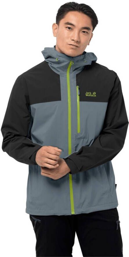 Jack Wolfskin GO Hike Jacket Men Regenjack Heren XXL grijs storm grey