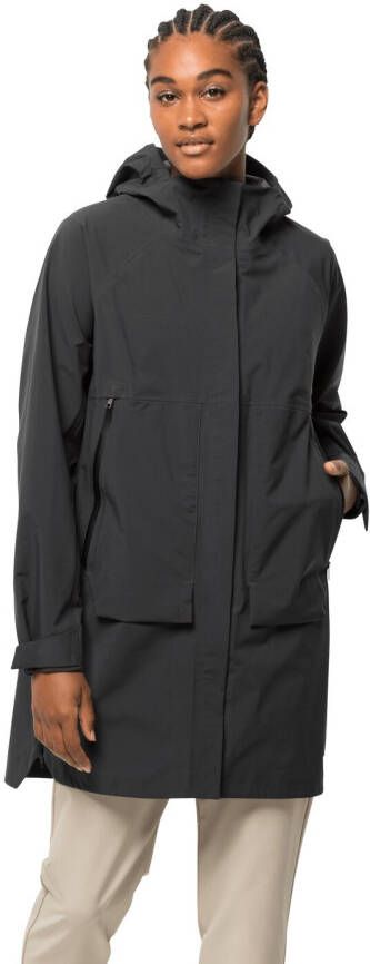 Jack Wolfskin Goldgewann Parka Women Regenjack Dames XXL phantom