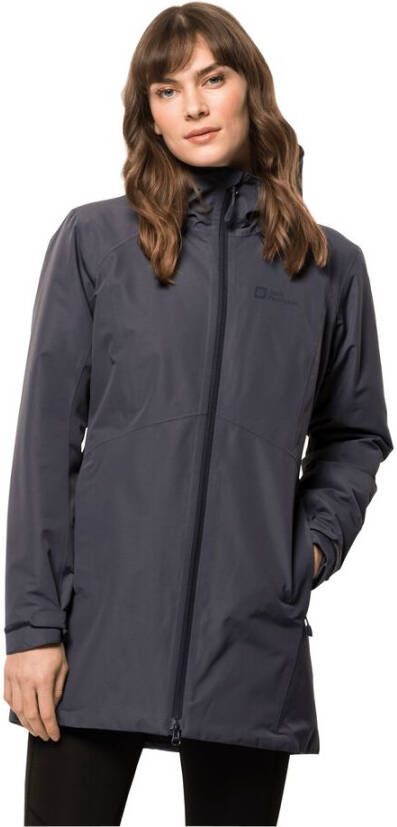 Jack Wolfskin Heidelstein Ins Jacket Women Waterdicht winterjack Dames XXL graphite
