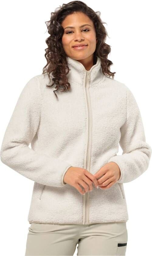 Jack Wolfskin High Curl Jacket Women Fleece jack Dames XL cotton white cotton white