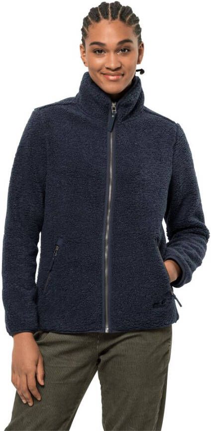 Jack Wolfskin High Curl Jacket Women Fleece jack Dames XS blue night blue