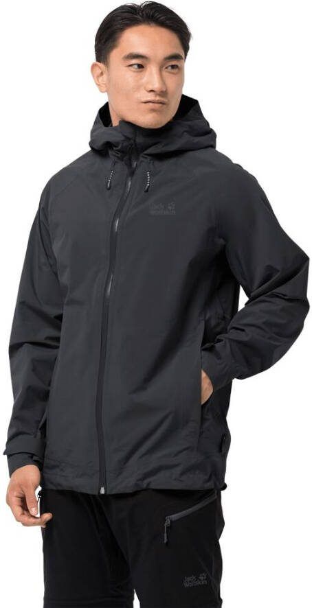 Jack Wolfskin Highest Peak Jacket Men Regenjack Heren XXL phantom