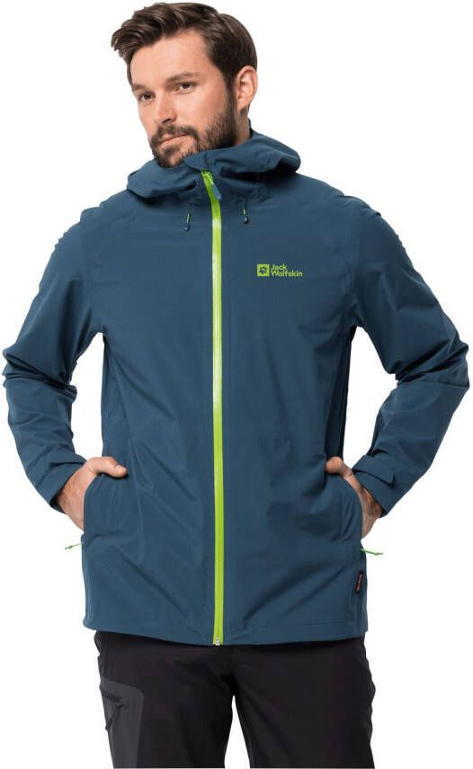 Jack Wolfskin Highest Peak Jacket Men Regenjack Heren XXL dark sea dark sea
