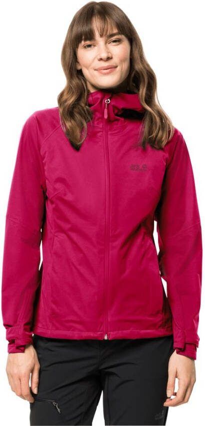 Jack Wolfskin Highest Peak Jacket Women Regenjack Dames S cranberry