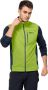 Jack Wolfskin Highest Peak Vest Men Softshellbodywarmer Heren XL fresh green fresh green - Thumbnail 1