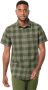 Jack Wolfskin Highlands Shirt Men Wandeloverhemd met korte mouwen Heren XL greenwood checks greenwood checks - Thumbnail 1