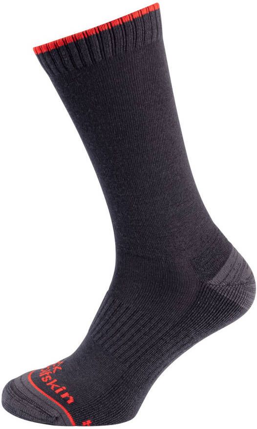 Jack Wolfskin Hike Merino Sock CL C Merinos-sokken 35-37 dark grey dark grey