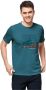 Jack Wolfskin Hiking S S Graphic T-Shirt Men Functioneel shirt Heren M blue coral blue coral - Thumbnail 2
