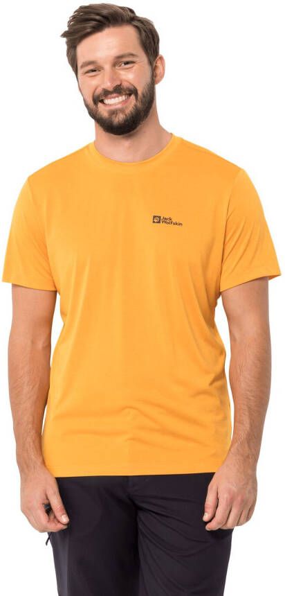 Jack Wolfskin Hiking S S Graphic T-Shirt Men Functioneel shirt Heren L bruin orange pop