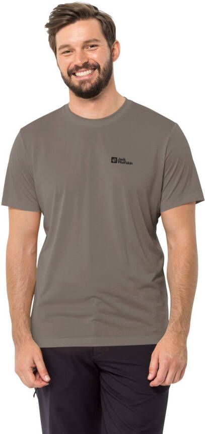 Jack Wolfskin Hiking S S Graphic T-Shirt Men Functioneel shirt Heren XXL cold coffee cold coffee