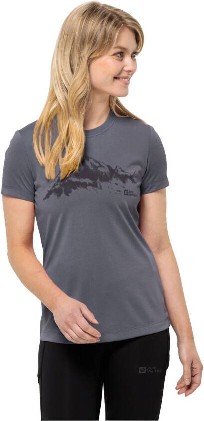 Jack Wolfskin Hiking S S T-Shirt Women Dames T-shirt M dolphin