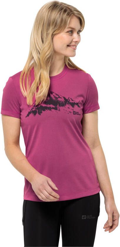 Jack Wolfskin Hiking S S T-Shirt Women Dames T-shirt S new magenta new magenta