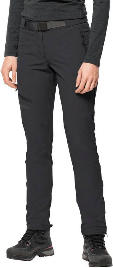 Jack Wolfskin Holdsteig Pants Women Softshell-wandelbroek Dames 38S black