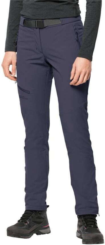 Jack Wolfskin Holdsteig Pants Women Softshell-wandelbroek Dames 44 graphite