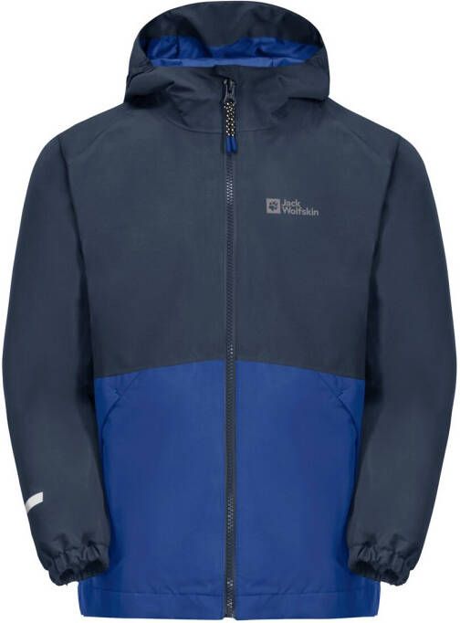 Jack Wolfskin Iceland 3in1 Jacket Kids 3in1 jack Kinderen 116 blauw nordic sky