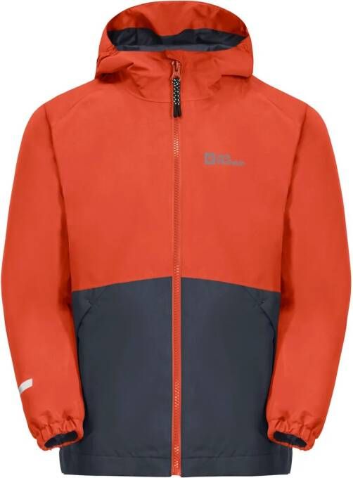 Jack Wolfskin Iceland 3in1 Jacket Kids 3in1 jack Kinderen 128 carnelian