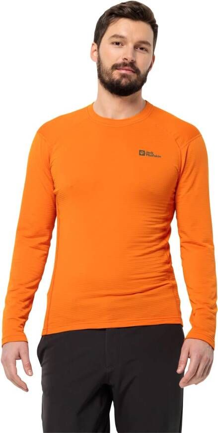 Jack Wolfskin Infinite L S Men Functioneel shirt Heren M oranje blood orange