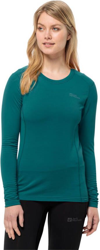 Jack Wolfskin Infinite L S Women Functioneel shirt met lange mouwen Dames S sea green sea green
