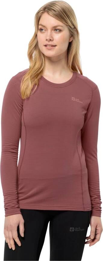 Jack Wolfskin Infinite L S Women Functioneel shirt met lange mouwen Dames XXL apple butter apple butter