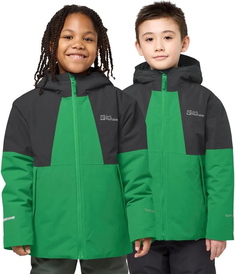 Jack Wolfskin Actamic 2L Ins Jacket Kids Winterjack Kinderen 116 mystic green mystic green - Foto 4