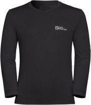 Jack Wolfskin Actamic Longsleeve Kids Functioneel shirt met lange mouwen Kinderen 104 black - Thumbnail 3