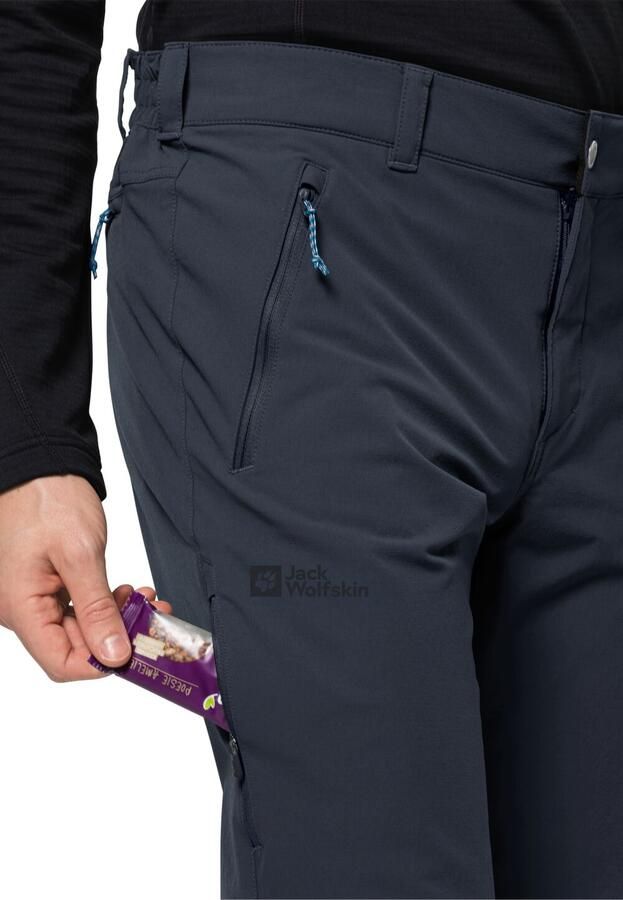 Jack Wolfskin Activate Extended Version Pants Men Softshell-wandelbroek Heren 46 blue night blue - Foto 2