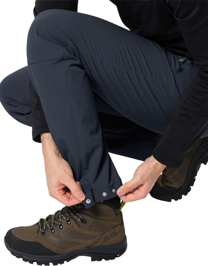 Jack Wolfskin Activate Extended Version Pants Men Softshell-wandelbroek Heren 46 blue night blue