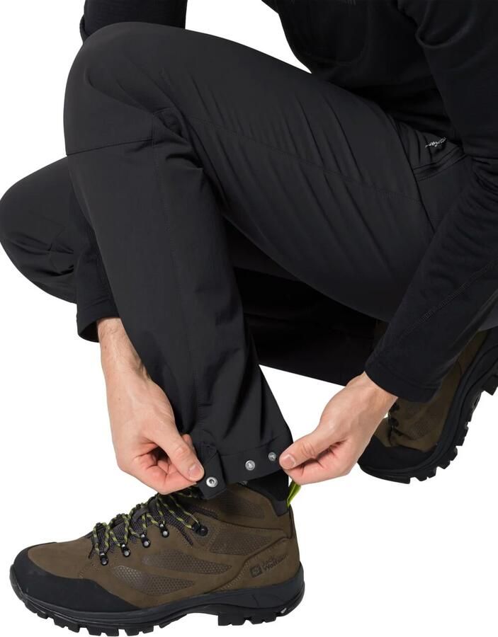 Jack Wolfskin Activate Extended Version Pants Men Softshell-wandelbroek Heren 48 black