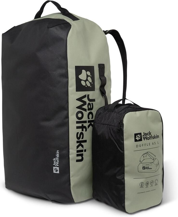 Jack Wolfskin All-in Duffle 65 Sport- en reisrugzak One Size mint leaf mint leaf - Foto 2
