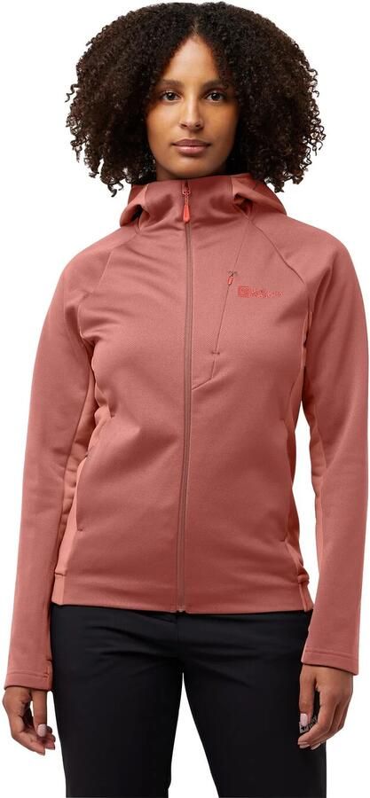 Jack Wolfskin Alpgrat Extended Version Jacket Women Fleece jack Dames XXL mineral red mineral red - Foto 8