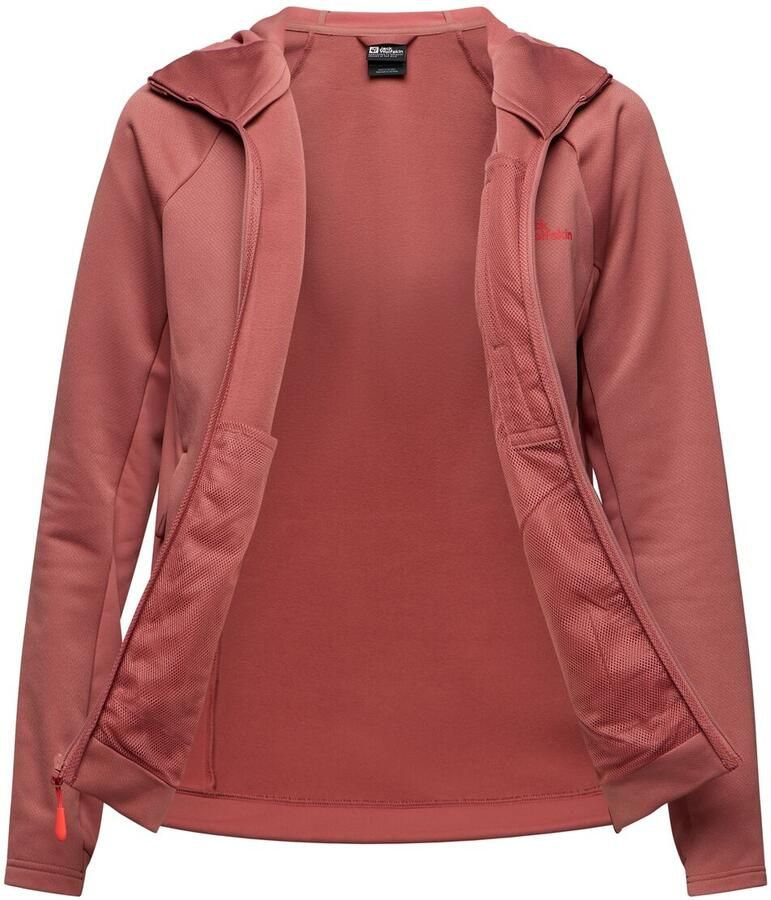 Jack Wolfskin Alpgrat Extended Version Jacket Women Fleece jack Dames XXL mineral red mineral red