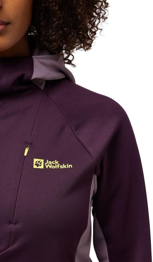 Jack Wolfskin Alpgrat Extended Version Jacket Women Fleece jack Dames XXL midnight plum midnight plum - Foto 11