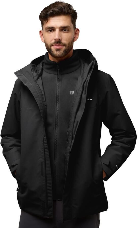Jack Wolfskin Functioneel 3-in-1-jack ALTENBERG 3IN1 waterafstotend overgangsjas - Foto 18