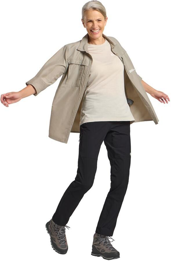 Jack Wolfskin Andur Pants Women Softshellbroek Dames 34 black - Foto 5