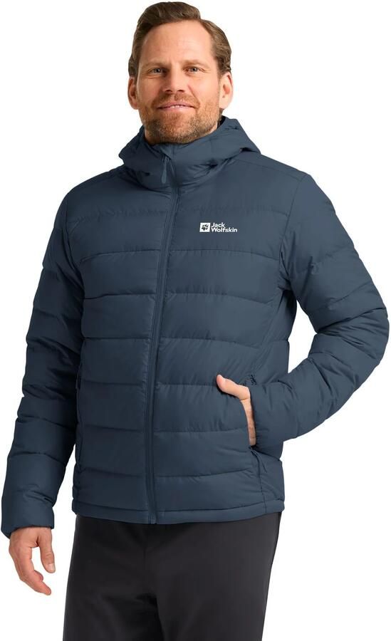 Jack Wolfskin Ather Down Hoody Men RDS Donsjack Heren XXXL midnight sky dark navy midnight sky dark navy - Foto 11