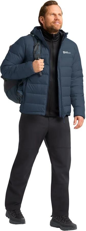 Jack Wolfskin Ather Down Hoody Men RDS Donsjack Heren XXXL midnight sky dark navy midnight sky dark navy - Foto 10
