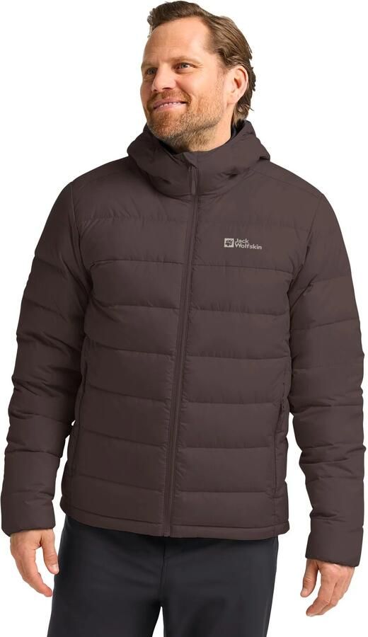 Jack Wolfskin Ather Down Hoody Men RDS Donsjack Heren M peat