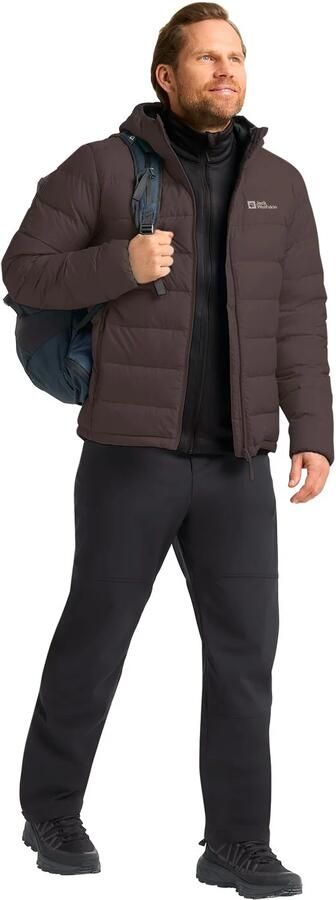 Jack Wolfskin Ather Down Hoody Men RDS Donsjack Heren M peat - Foto 7