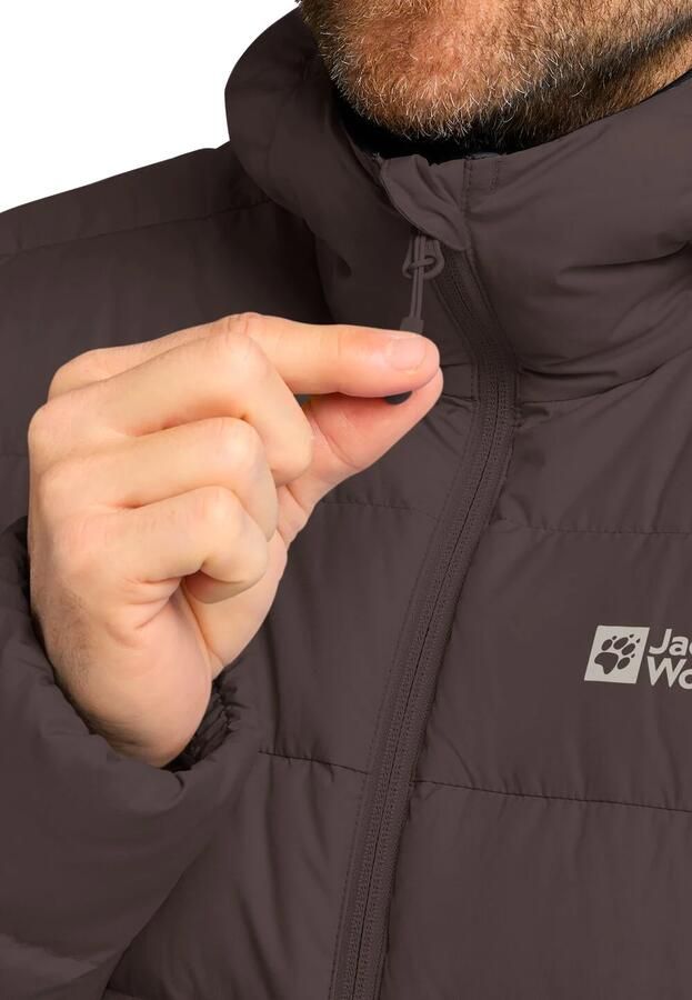 Jack Wolfskin Ather Down Hoody Men RDS Donsjack Heren M peat - Foto 3