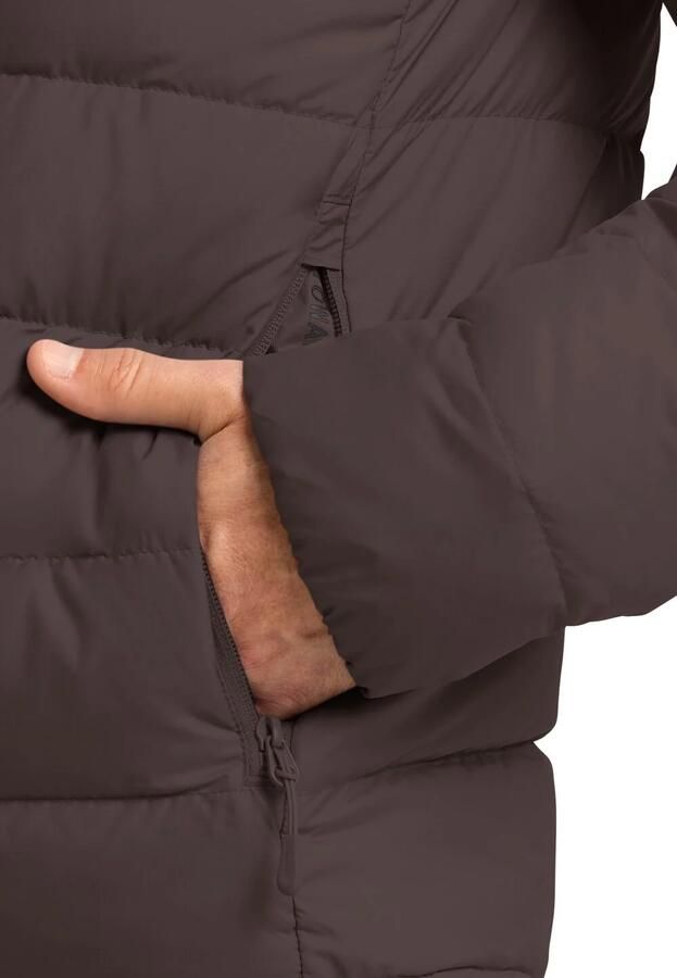 Jack Wolfskin Ather Down Hoody Men RDS Donsjack Heren M peat - Foto 4