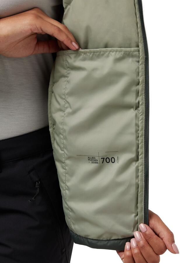 Jack Wolfskin Ather Down Hoody Women RDS Donsjack Dames XXL slate green slate green - Foto 7